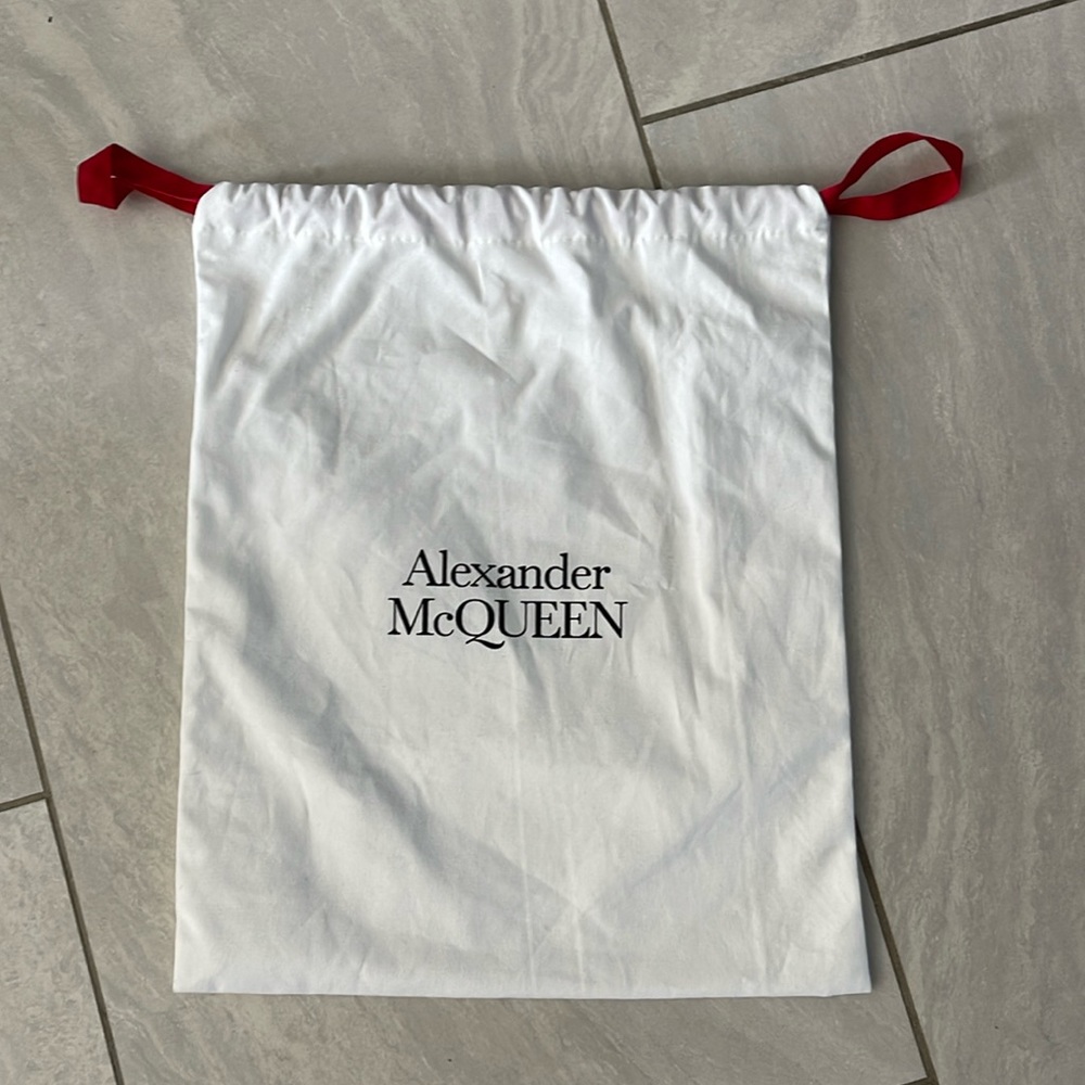 Alexander McQueen dust bag 14” x 17”